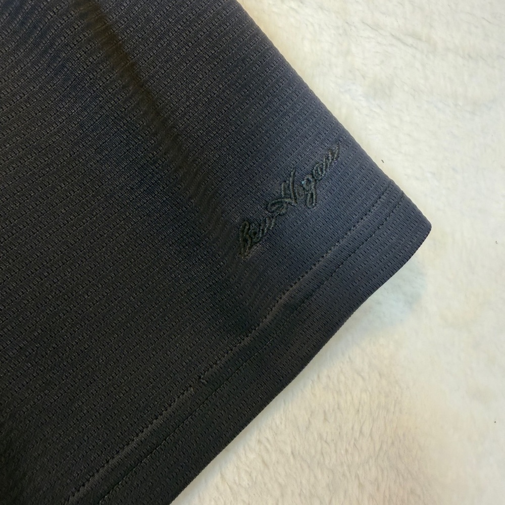 Ben Hogan Golf Shirt Mens Size Large Navy Blue Short Sleeve Athletic Performance - Picture 3 of 8